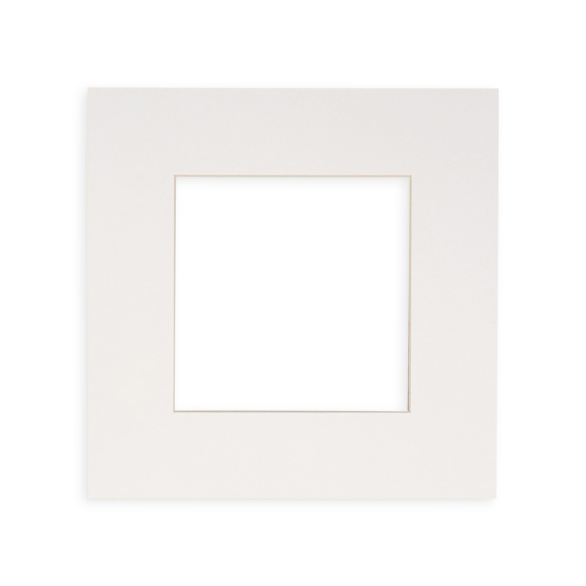 CountryArtHouse White Acid Free 32x32 Square Picture Frame Mat with White Core Bevel Cut for 28x28 Pictures - Fits 32x32 Frame - Pack of 1 Matboard