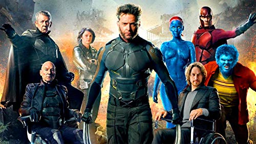 MLKLL Pittura Diamante X-Men 5D, Ricamo a Punto Croce Fai-da-Te, Mosaico, Set Pittura Diamante per Adulti, Regali Artigianali(19.7x27.6inch)