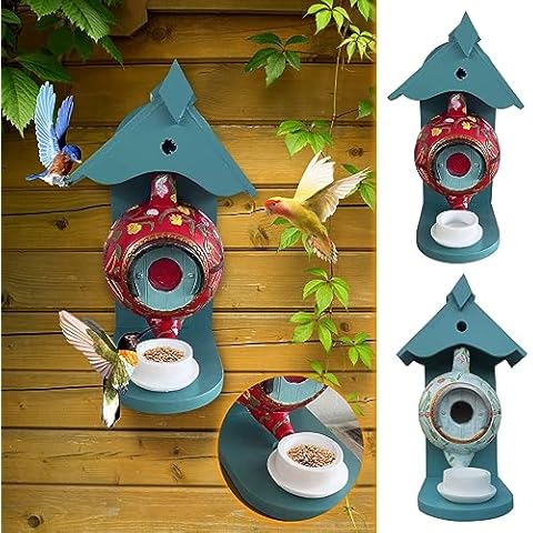 VIVIANYO HD Vintage Teapot Birdhouse Cover