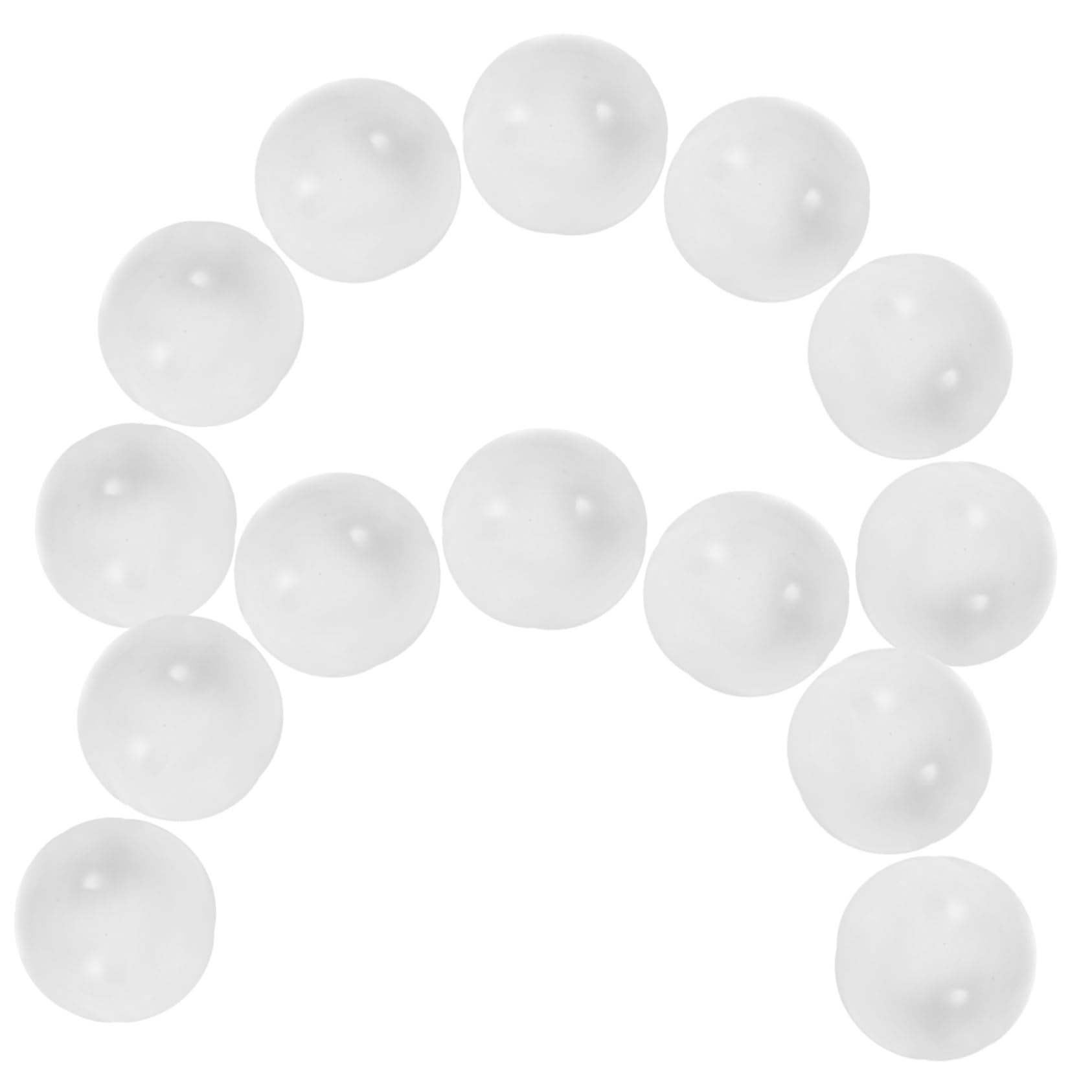 KONTONTY Hollow Bingo Party Favor Balls 30pcs Openable Raffle Balls Lightweight Easy to Store