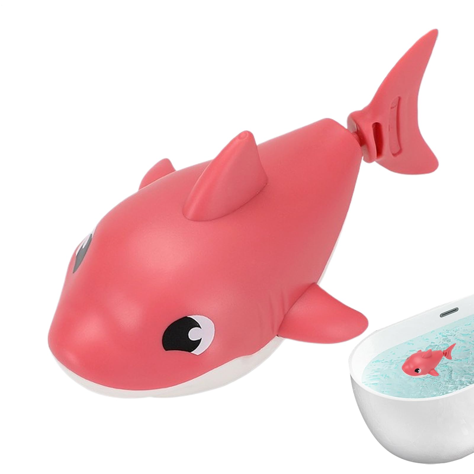 Juguetes para el Baño - Tiburón Nadador Juguetes Bañera Infantil - Animal Tierno para Bebés de 1 a 3 Años Piscina y Ducha Regalo Cumpleaños Navidad