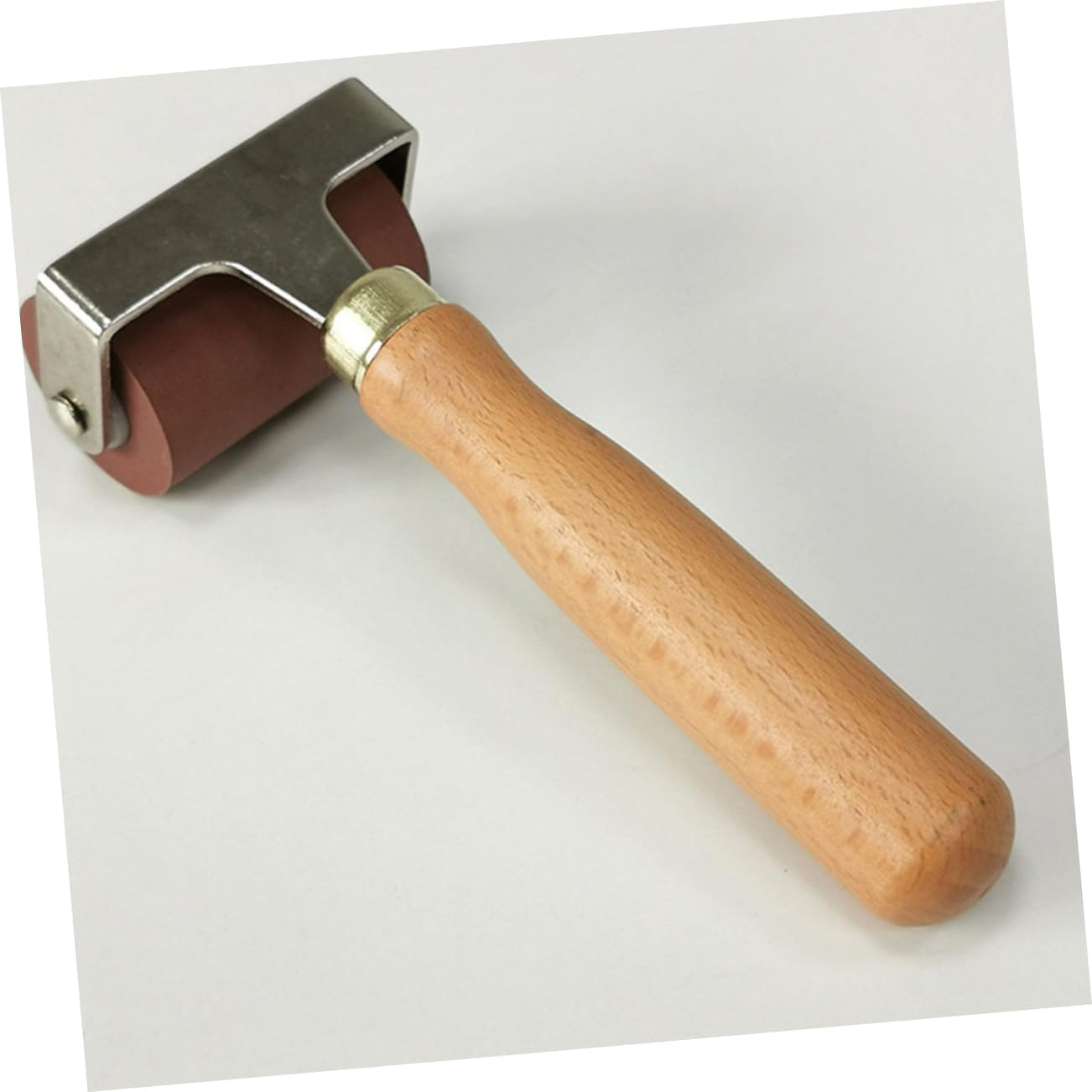 Gogogmee Quality Printmaking Roller Rollers for Crafting for Printing Stamping Brayers Wood Handle
