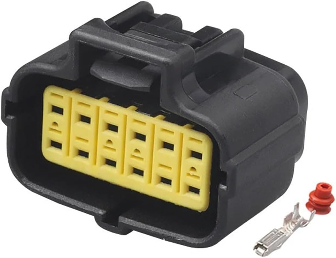 1/12 Pin Male Female AMP Automotive Waterproof Sensor Connector Gear-shift Plug 174661-2 174663-2 368537-1(Follow me cheaper,10 sets)