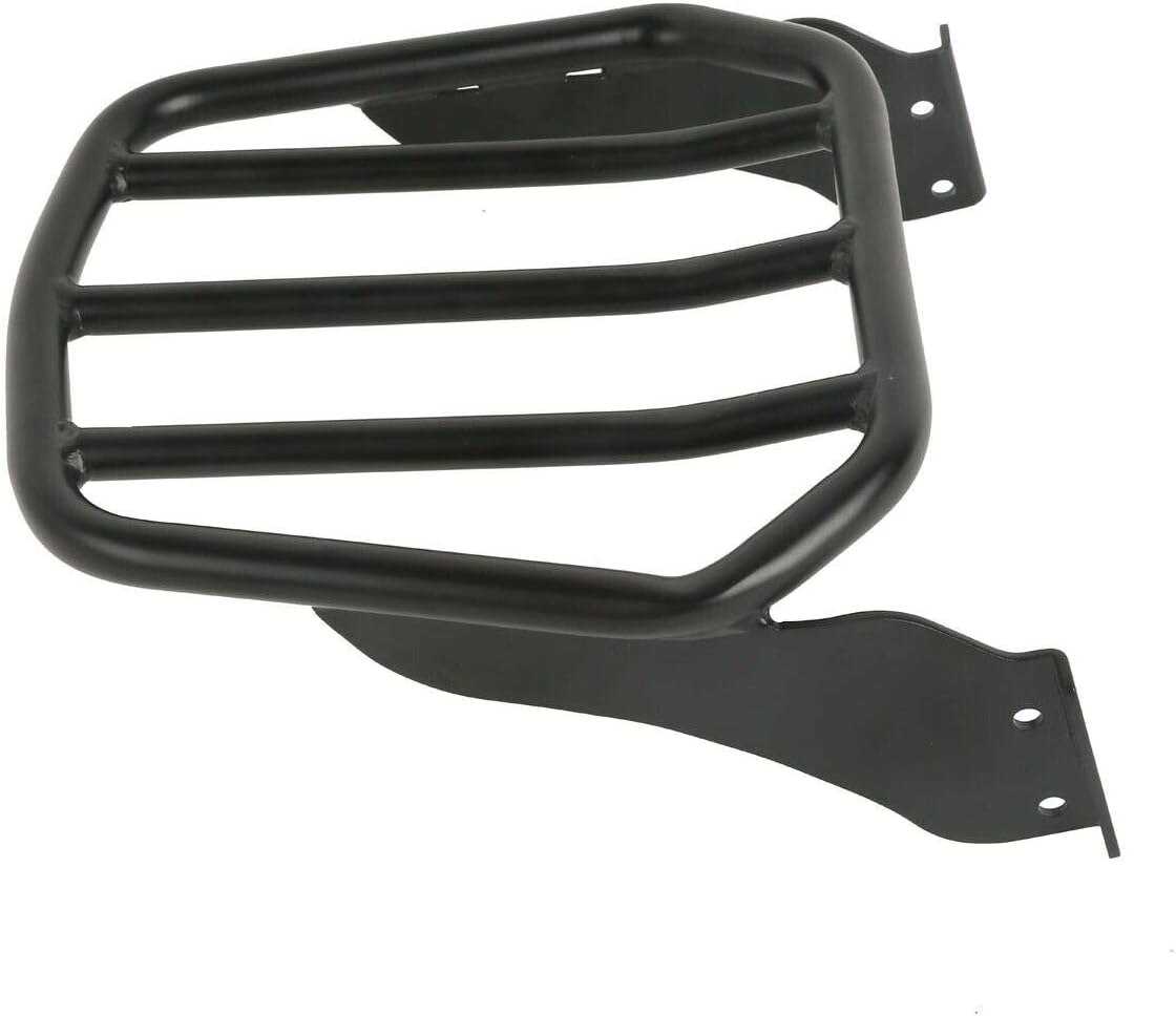TCT-MT Luggage Rack Tapered Sport Rack Fit for Harley Fat Boy Softail Springer Custom FLSTF 2007-2017 Night Train FXSTB FXSTC FLSTSB FLSTSE FLSTFB FLSTFSE FXST Black