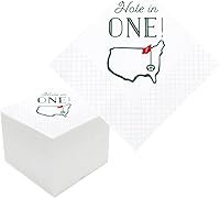 Vista 7 de Servilletas de cóctel de golf, paquete de 2, 200 unidades con agujero en un primer cumpleaños, servilletas desechables de papel con temática de golf