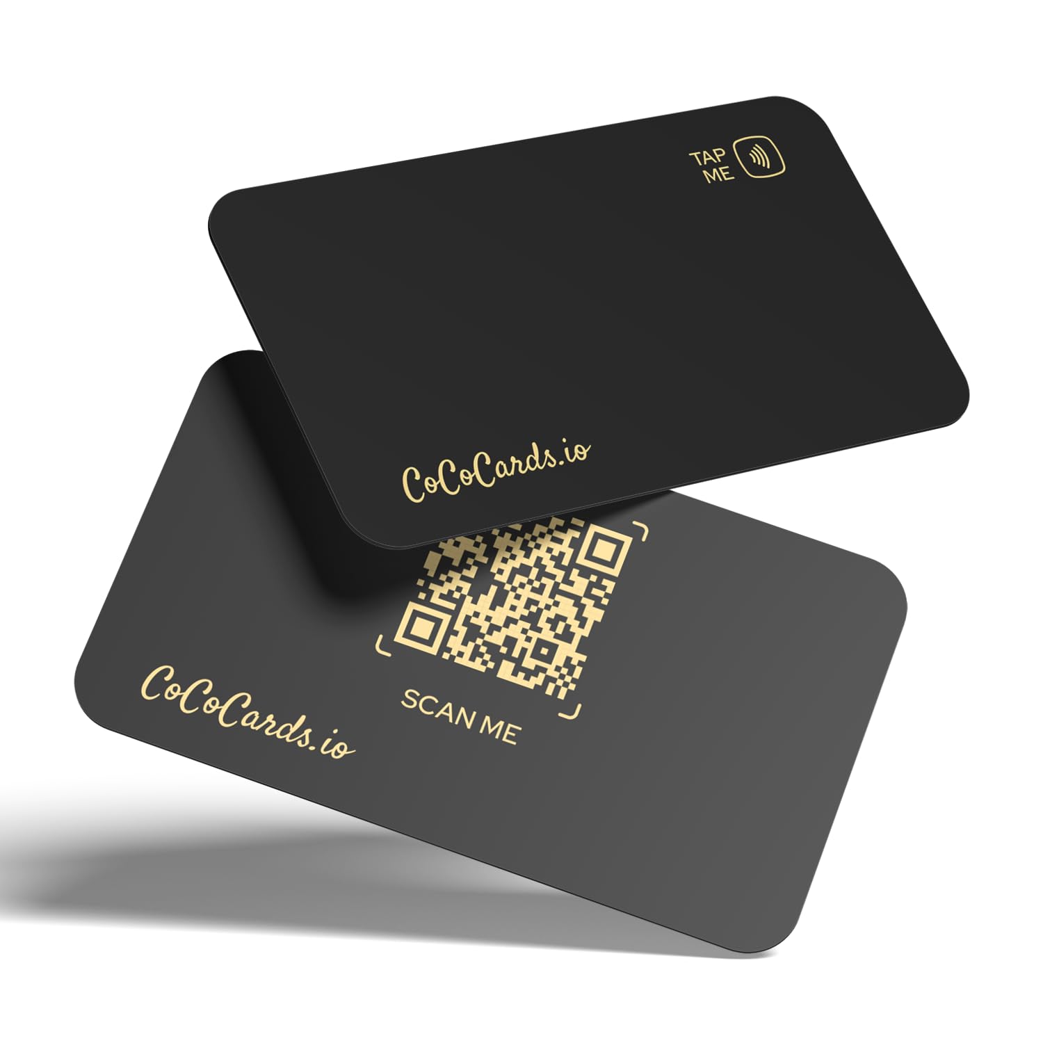 タレントカード coco CoCoCards NFC Business Card – Premium Black & Gold Smart Digital