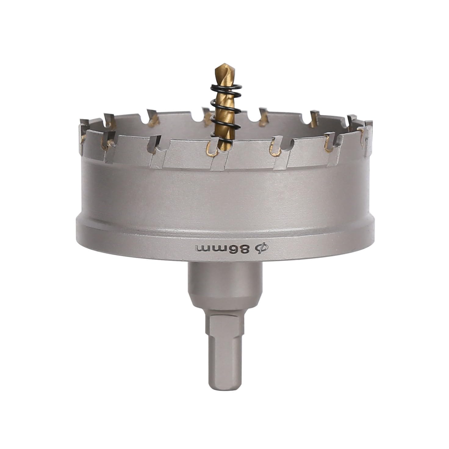Vearter TCT Hole Saw, 86mm Carbide Bit with Pilot Drill, Cutter for Hard Metal, Stainless Steel, Mild Steel, Aluminium Alloy, Copper, Iron, Plastic and Fiberglass โ image 1