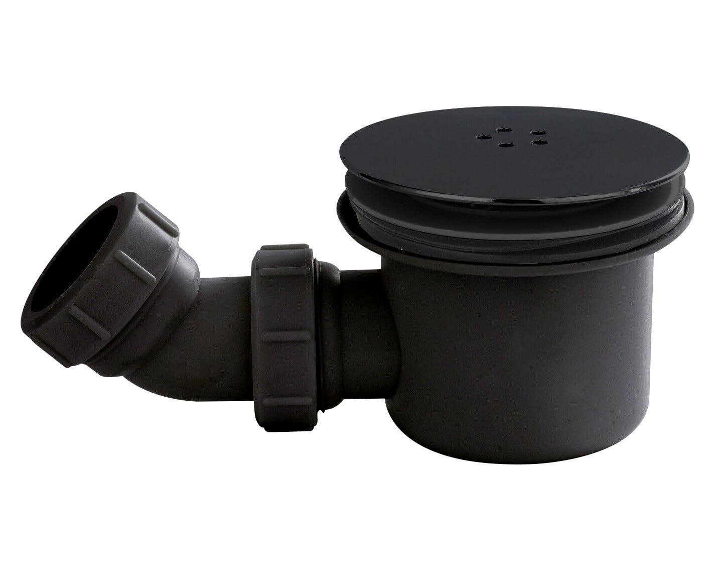 Balterley Shower Waste - Round - Black