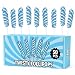 Blue Twisty Lollipops Bulk (50 Pack) – Large Individually Wrapped Blue Suckers – Natural Colors, Classic Kids Candy Ideal for Party Favors, Candy Buffets & Events.