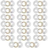 LOLYSIC 20 Stück F8-22M Miniatur Schubkraft Axialkugellager, Kugellager 8 mm x 22 mm x 7 mm, Druckkugellager Dicke Chromstahlband Unterlegscheiben für Maschinenbau, Förderanlagen, Industrieanwendungen