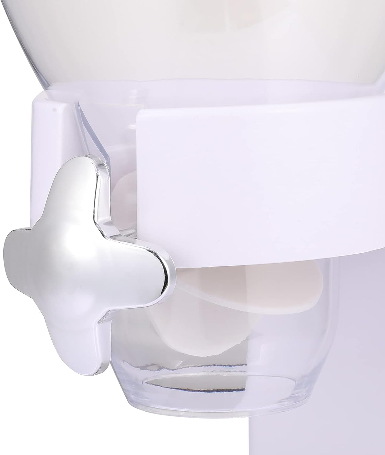 TRUSBER Dual Cereal Dispenser Solid Dry Food Distributor Airtight Grains Candy Dispensing with Twist for Home&Kitchen: Home & Kitchen