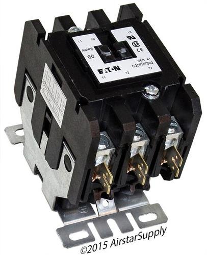 Replacement for Allen Bradley 400-DP60NA3 - Replaced by Eaton/Cutler Hammer C25FNF360B 50mm DP Contactor, 3-Pole, 60 Amp, 240 VAC Coil Voltage