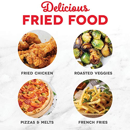 Dash Tasti-Crisp™ Digital Air Fryer With Aircrisp Technology, Custom Presets, Temperature Control, And Auto Shut Off Feature, 2.6 Quart - Cool Grey #TOP4