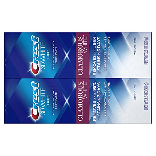 Crest Doppelpack 3D White Luxe Glamorous White Zahnpasta, je 100 ml – Ansicht 4