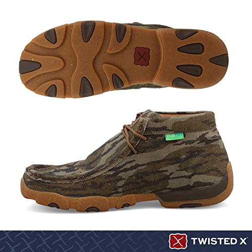 Twisted X Men's Mossy Oak® Casual Chukka Driving Moc, Camo, 10M #TOP1