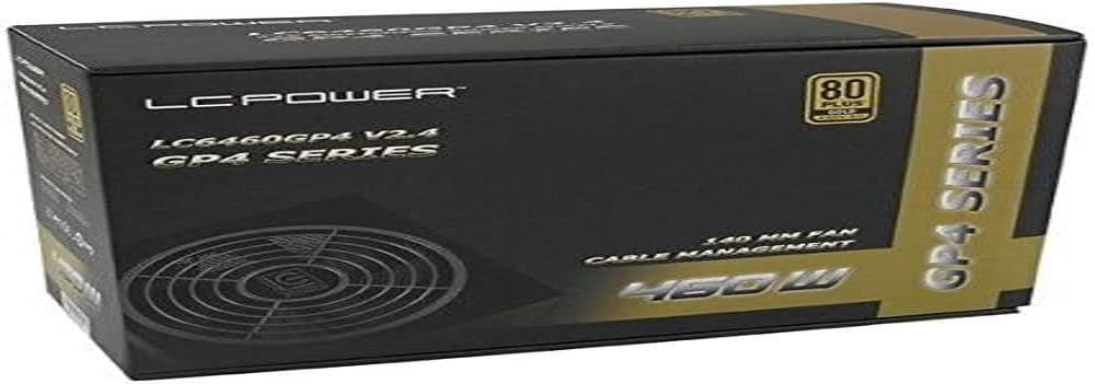 LC-Power LC6460GP4 V2.4 Silent Giant 460 W 80+ zasilacz PC złoty