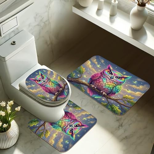 Rideau de douche imperméable anti-éclaboussures 183x183 cm en polyester multicolore
