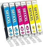 Rendement de page élevé : 850 pages par CLI-581XXL couleur Cartouches d'encre (à 5 % de couverture A4)
