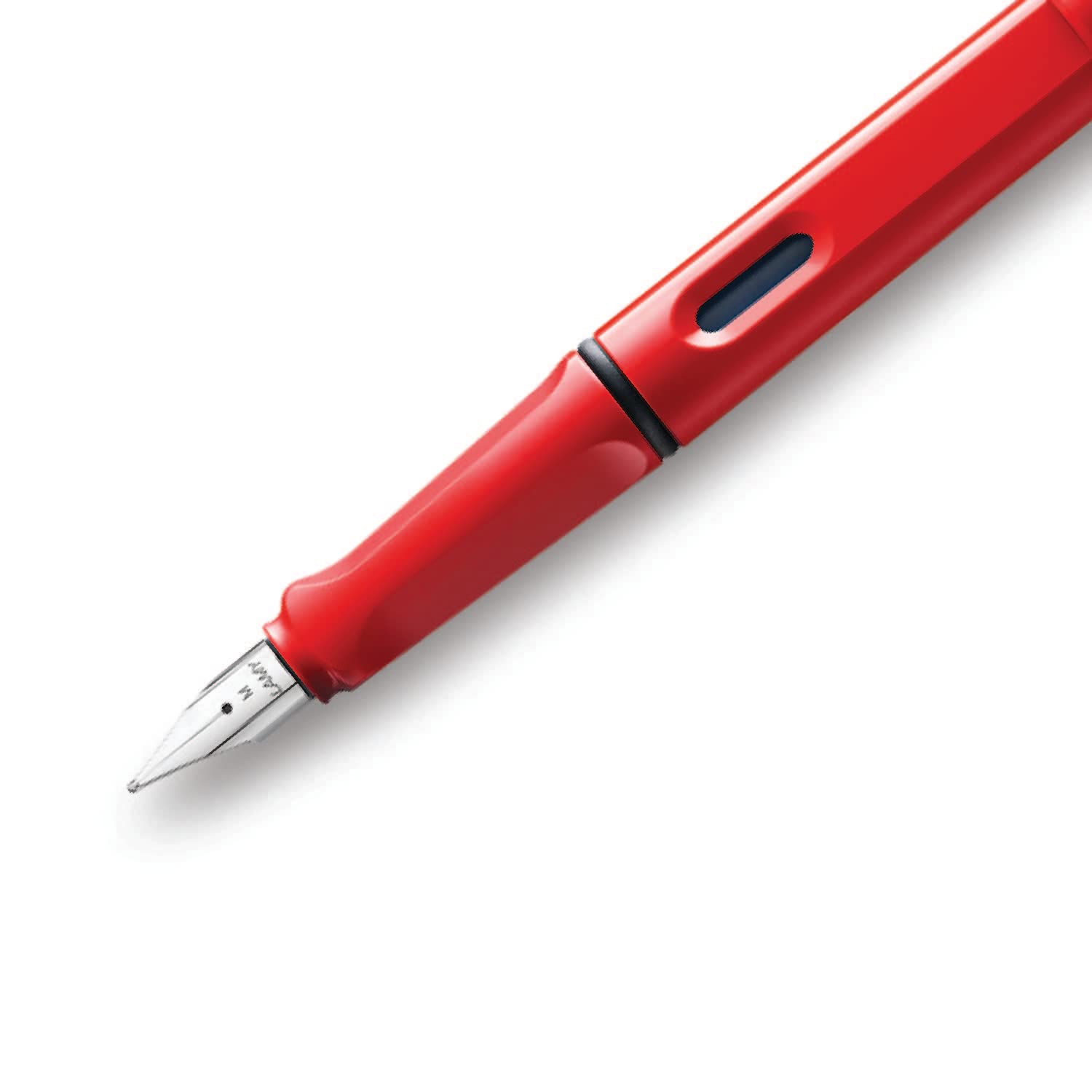 LAMY safari note+ レッド LAMY safari red - Caneta tinteiro com grip ergonômico e pena de