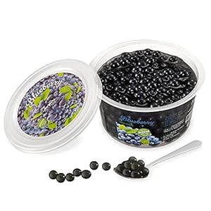 Popping boba fruitparels voor Bubble tea Bosbessen, 450 gram