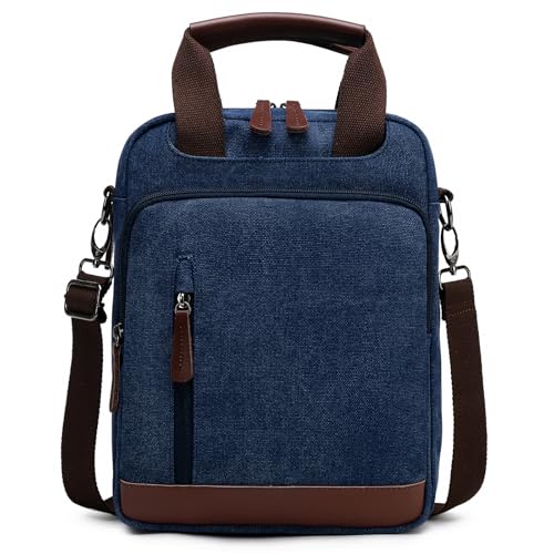 mygreen Messenger Bag for Men, Canvas Crossbody Shoulder Bags Vintage Satchel for Travel Work Business Dark Blue by mygreen - Used condition - US$22.90