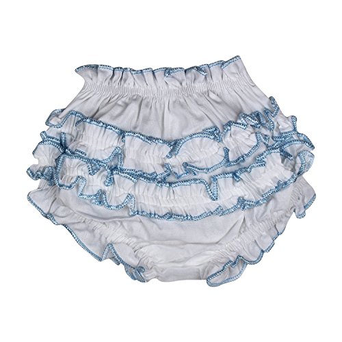 Image of GURU KRIPA BABY PRODUCTS Presents Cotton Fabric Back Frill Panty for Baby Girl Inner Wear Drawer /Bloomer Underwear Brief Girl Casual Nikker for Baby Girls Pack of 6Pcs
