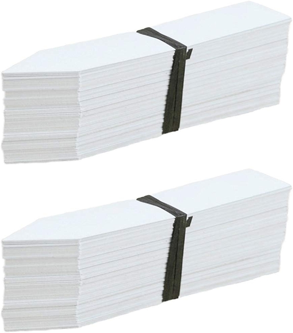 FanLyDao 耐紫外线可重复使用植物标签 白色200枚 便携尺寸