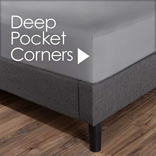 Lavish Home Brushed Microfiber Bed Linens 1200 4-Piece Sheet Set, Queen, Sage #TOP3