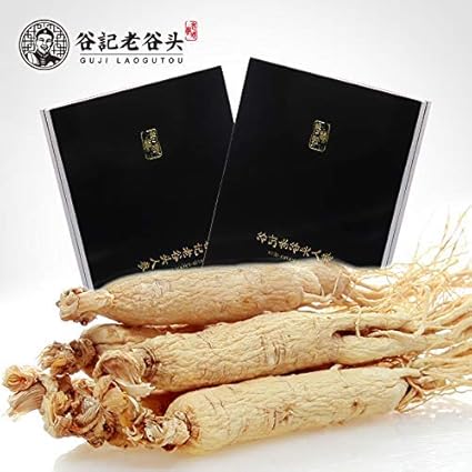 Amazon Com 双盒装 Panax 人参礼盒装集安边条白参长白山人参野山参东北160g Grocery Gourmet Food