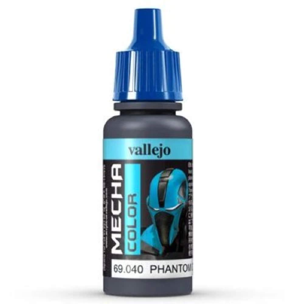 Vallejo 17 ml "AV Mecha Color" Acrylic Airbrush Colour - Phantom Grey, 17 ml (Pack of 1)