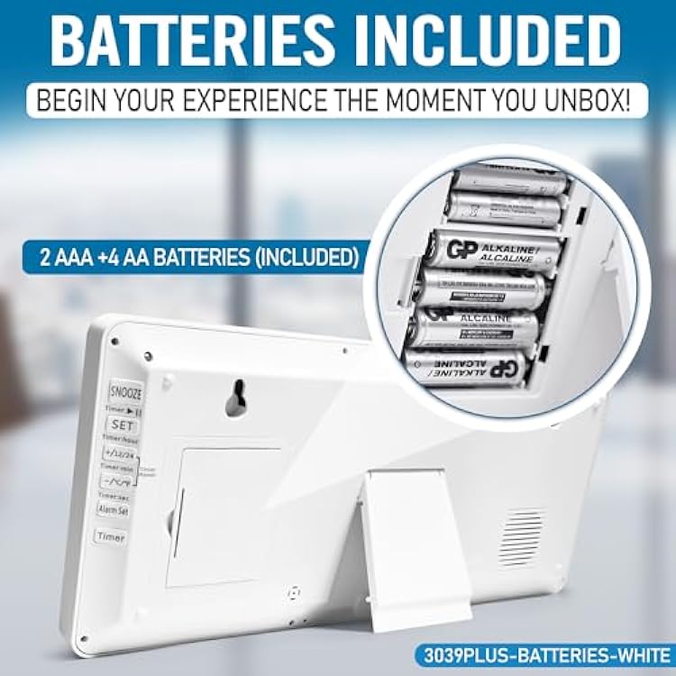 Large Digital (6 Numbers) Wall Clock Battery Australia | Ubuy