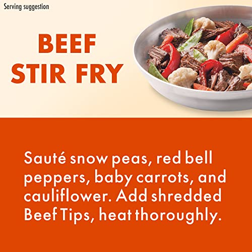 Hormel Square Table Slow Simmered Beef Tips & Gravy Refrigerated Entree, 15 Oz. #TOP4