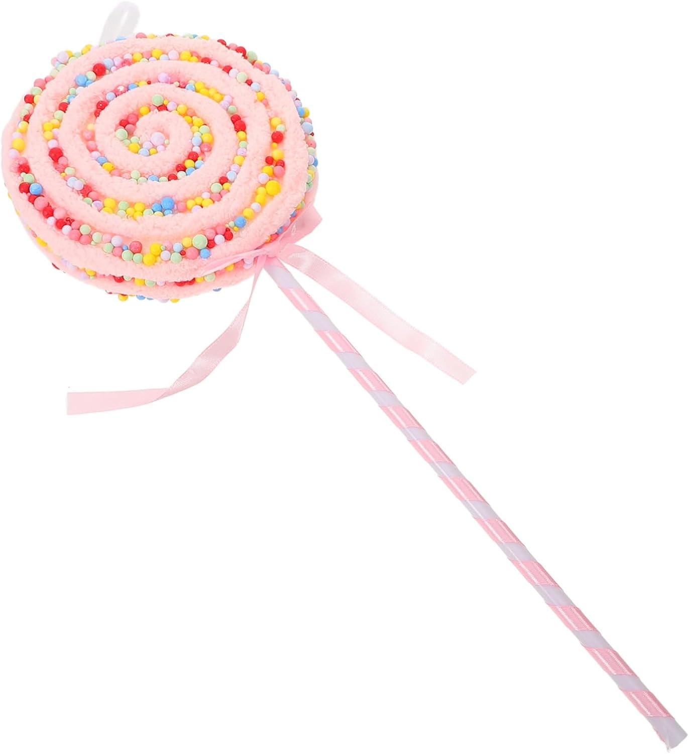 ロリポップ小道具 5個セット ピンク プラスチック 人工キャンディー 写真撮影用 小道具 パーティー装飾 キャンディーワンド スタジ