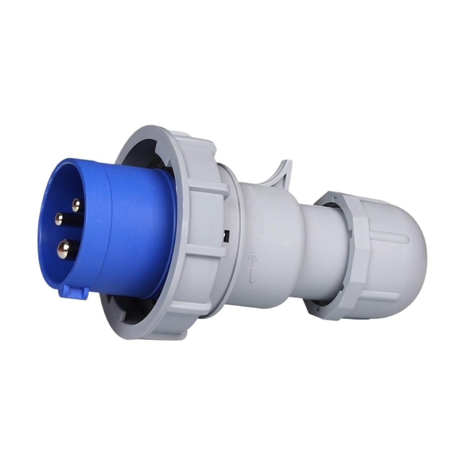 IP67 Waterproof Oblique Concealed Industrial Socket 3 core 16A/32A Aviation Plug Male and Female Docking 380V(32A Concealed Inclined seat)