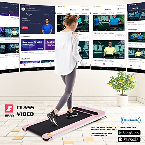 Caminadora portátil compacta con motor 1.5 hp y pantalla LED miniatura 4