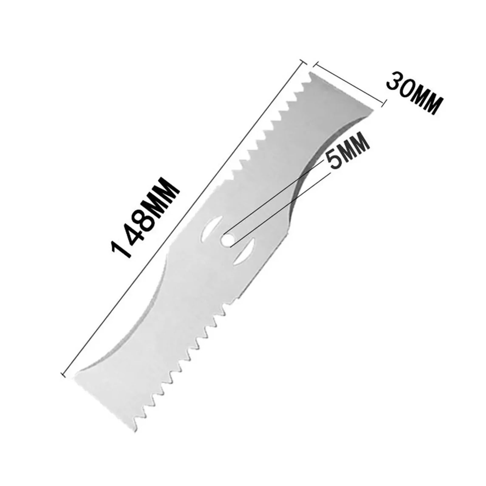 Hoja Dentada En Forma De Arco De 150 Mm | Universal Compatible con cortacésped con batería de litio pequeña, cortadoras de jardín, herramientas(30PCS Blade)