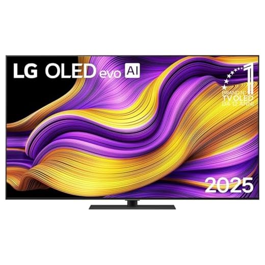 LG OLED evo AI G5 TV 65 pollici, Smart TV 4K, Base da appoggio inclusa, Processore α11 Gen2, Brightness Booster Ultimate, webOS con AI, Dolby Vision e Atmos, VRR e GSYNC 4K@165Hz, OLED65G56LS 2025