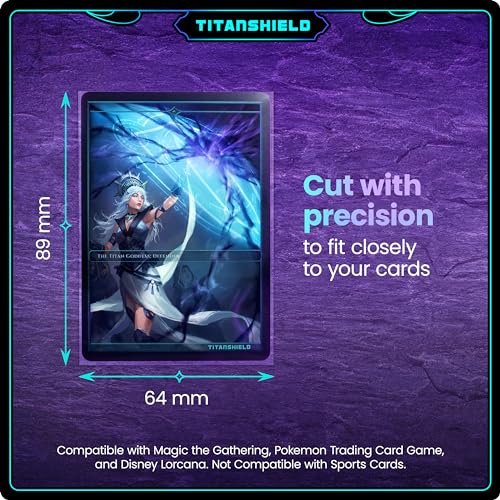TitanShield Inner Card Sleeve Protectors Double Sleeving 64x89mm fits MTG Magic Pokemon (400 Count) Clear - Image 3