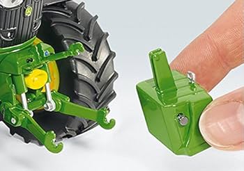 WIKING 077318 John Deere 6125R Model Tractor, 1:32, Metal