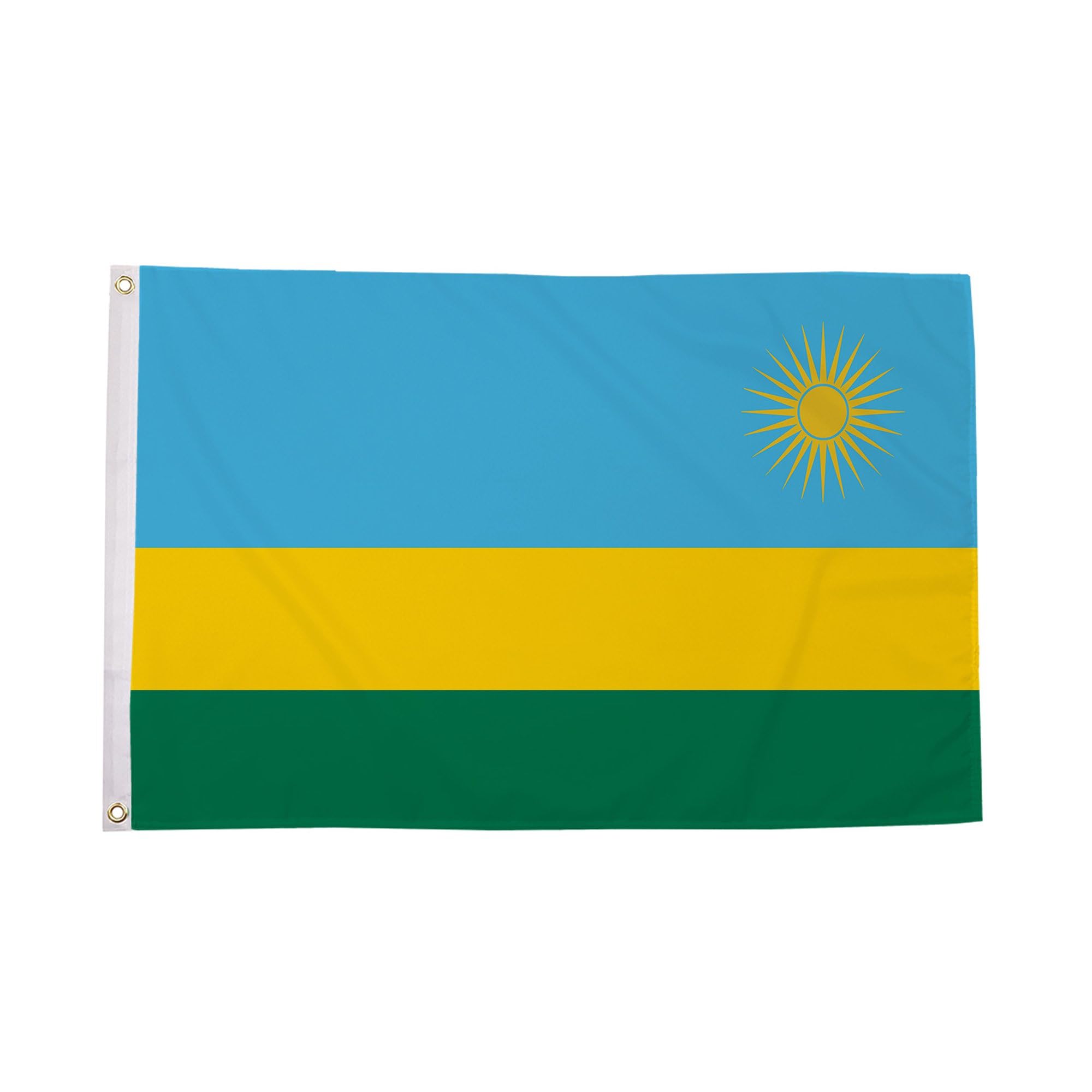 Flagtex Rwanda Small Flag 3ft x 2ft (90cm x 60cm) — image 1