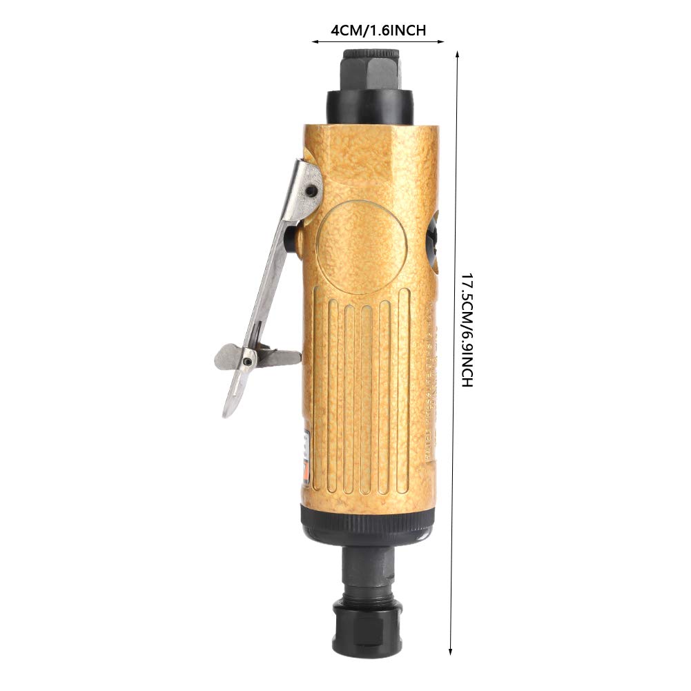 Ejoyous Smerigliatrice Pneumatica Diritta, Utensile Ad Alta velocità con