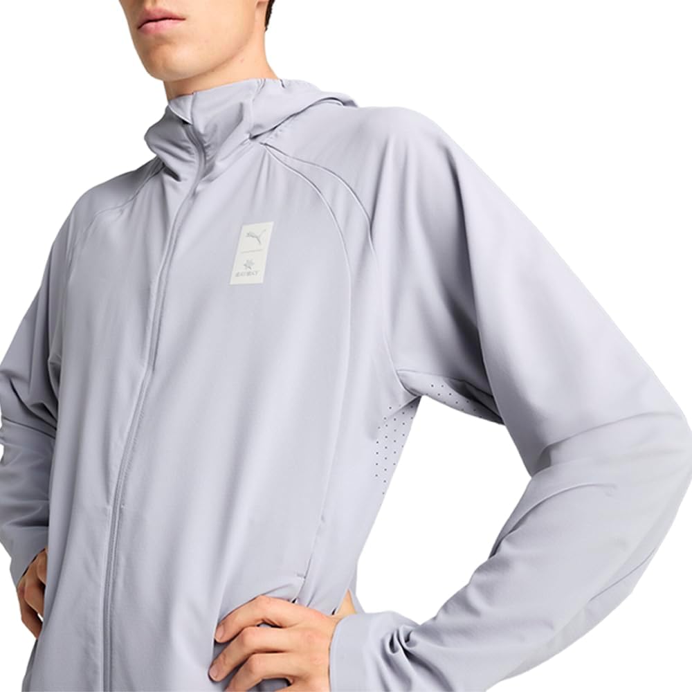 PUMA Mens X Saysky Jacket Athletic Outerwear Casual Moisture Wicking - Grey