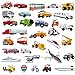 33 PCS Vehicle Foam Magnets for Toddlers Kids, Perfect for Preschool Learning (Land Air Ocean All Included)