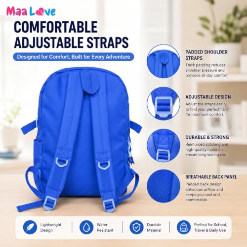 Image of Cute Kawaii Plush Display Backpack for Girls - Multi-Pocket School Bag with Transparent Window, Adjustable Straps, Aesthetic Bookbag for Teens & Students