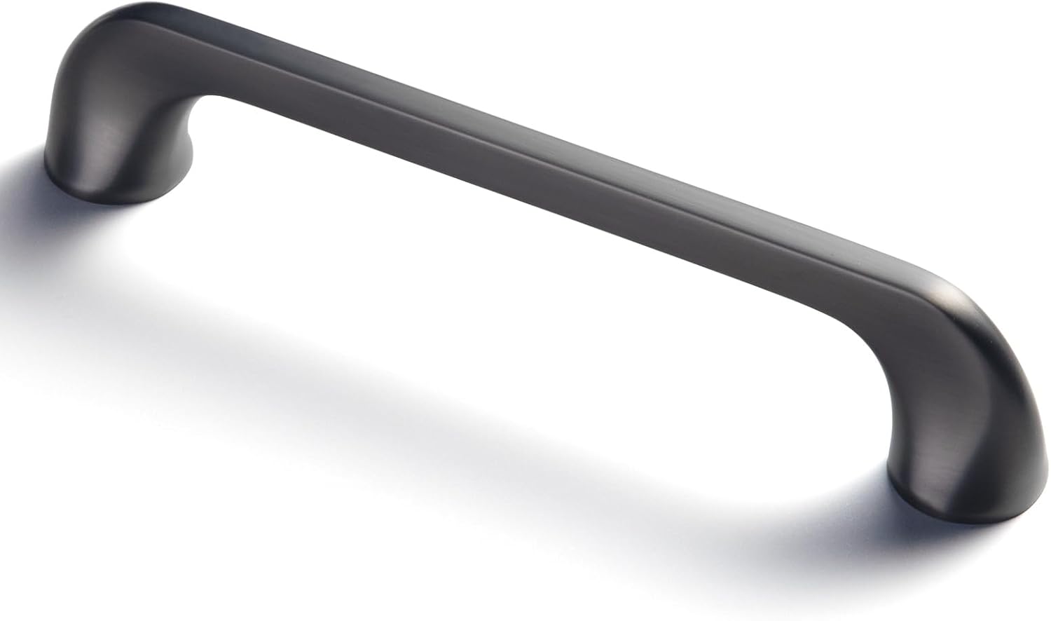 Goo-Ki 6 Pack Elegance Series Brushed Grey Cabinet Handles - Modern and Versatile Hardware for Cabinets and Drawers, 5 Inches Center to Center