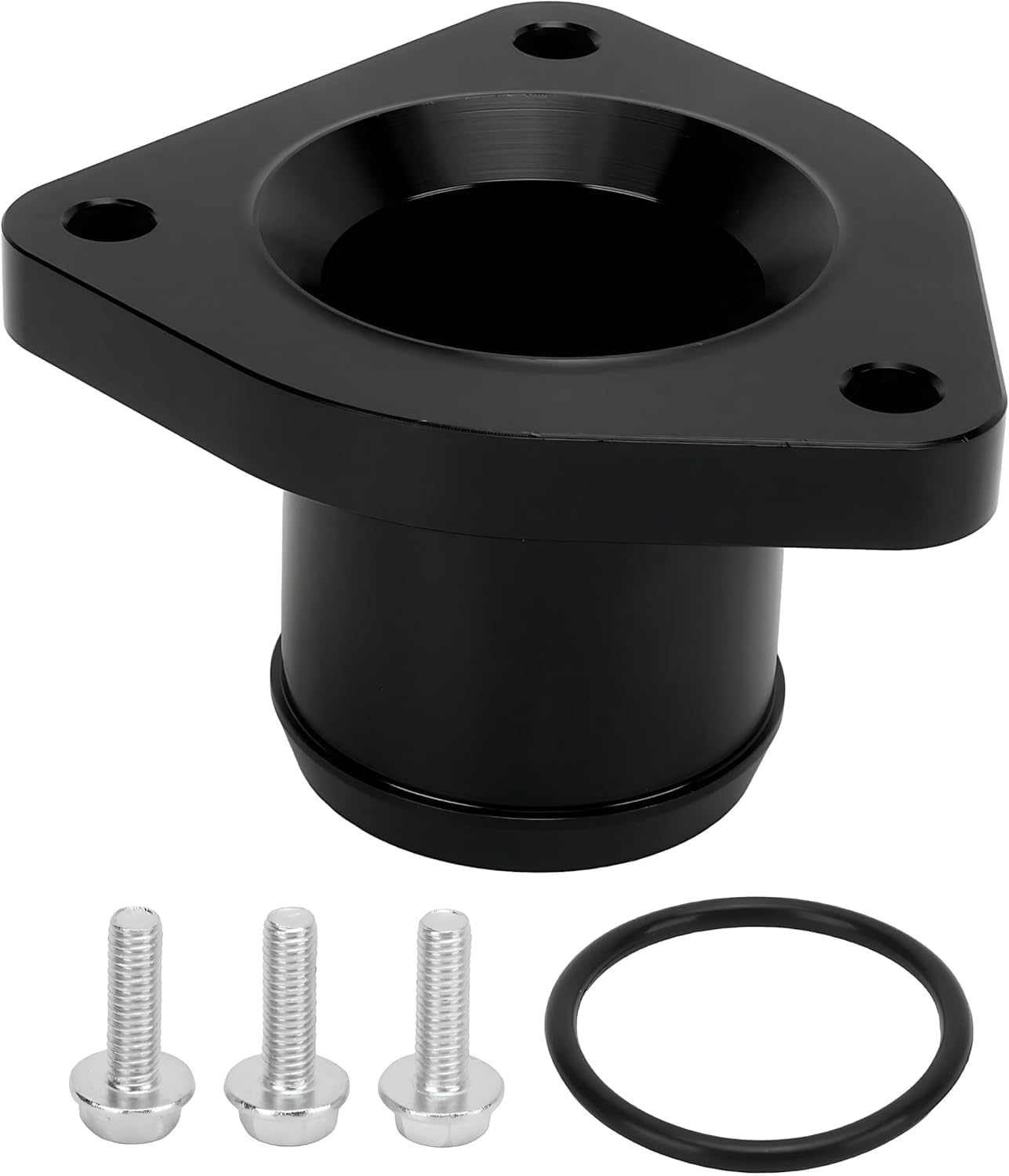 Aluminum Alloy Automotive Engine Thermostat Housing Replacement with Screws and Sealing for 7.3L 1999-2003 Power Stroke Engine., Thermostat Housing for Engine Cooling System