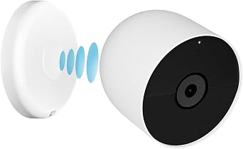UYODM Magnetic Wall Mounts Compatible with Google Nest Cam Outdoor or Indoor, Battery - 2nd Generation, Magnetic Replacement Base Plate for Google Nest CameraNest Cam Not Included