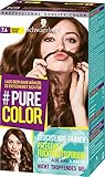 Schwarzkopf Pure Farbe Pflegend und Feuchtigkeitsspendend Nicht Tropfendes Gel, 7.6 Nougat Creme, 143 ml