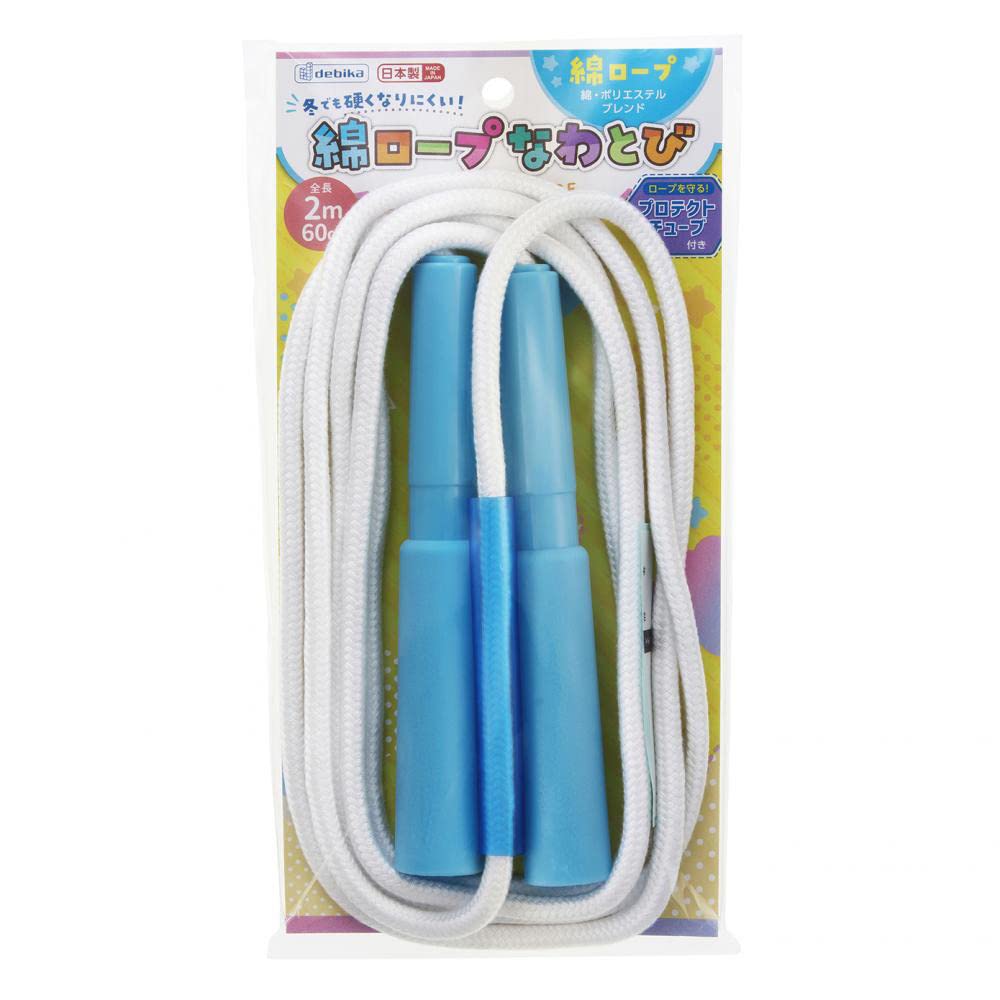 レッド&ホワイト Amazon | デビカ 保護チューブ付き 綿ロープなわとび 103576 | デビカ