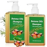 HNTCSR 2PCS Shampoo Romero,Champú de Aceite Battana de 300 ml para un Cabello Suave y con Volumen, Champú Anticaída...